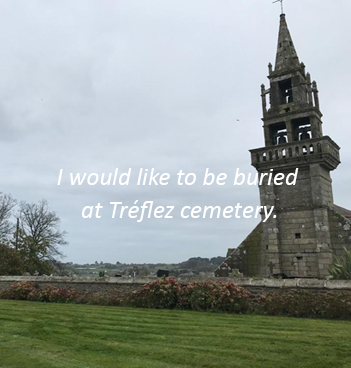 Resting place - I would like to be buried at Tréflez cemetery